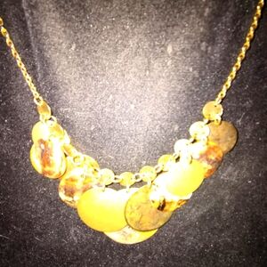 Shell & Round discs. Necklace